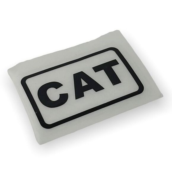 NWT CAT Clear Transparent Vinyl Sticker - Picture 1 of 2